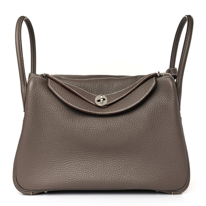 Hermes Taurillon Clemence Lindy 34 Etoupe 1 of 10