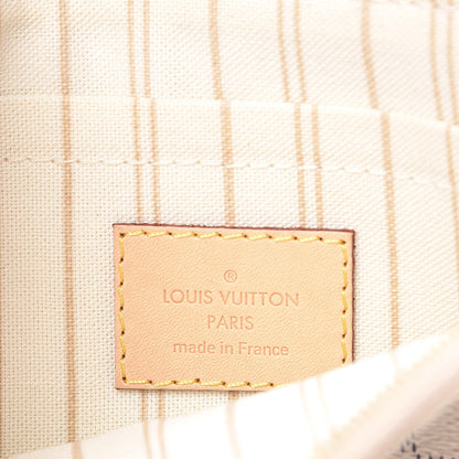 Louis Vuitton Damier Azur Neverfull MM GM Pochette 6 of 7