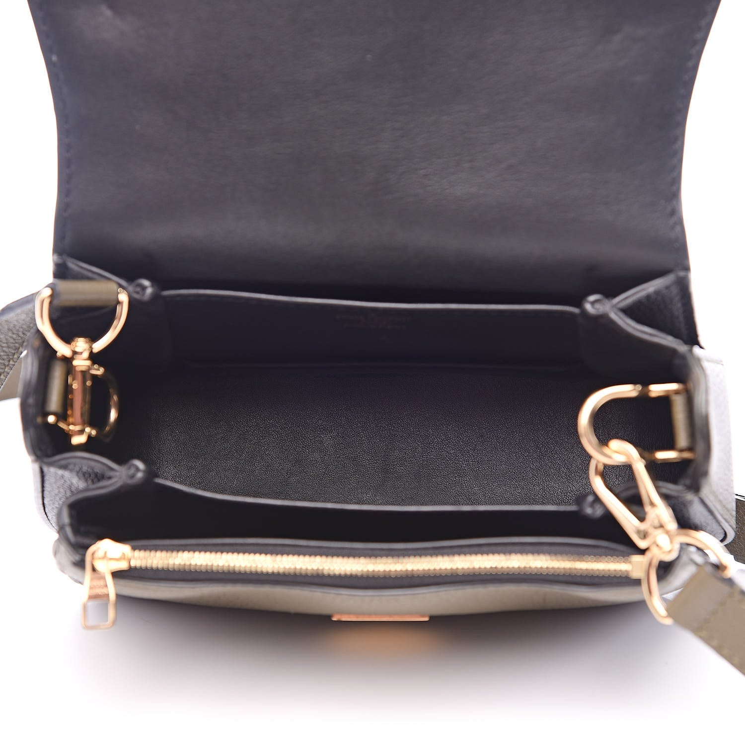 Louis Vuitton Grained Calfskin Vivienne NM Kaki 5 of 10