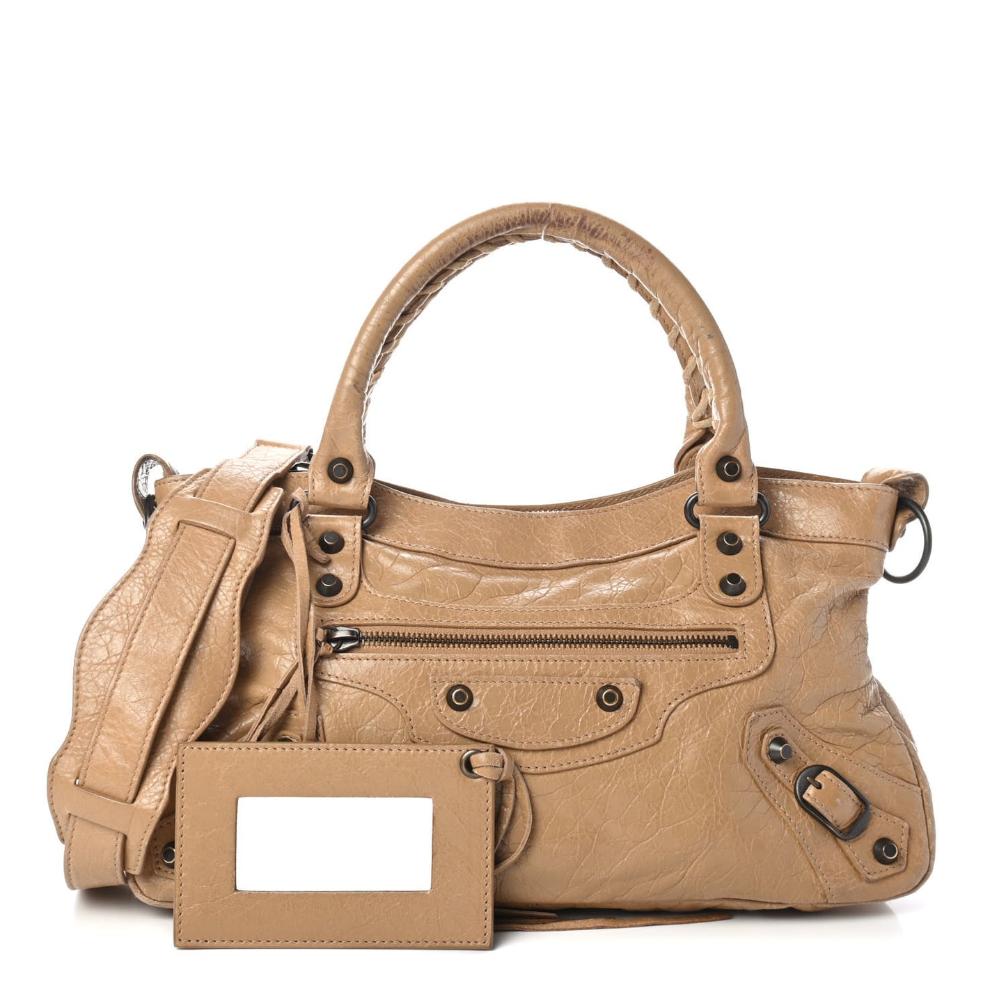 Agneau Classic Hardware First Beige Nougatine