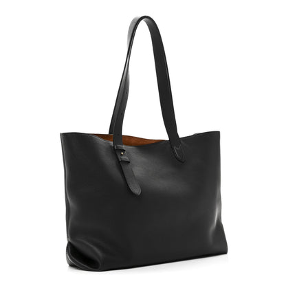 Louis Vuitton Grained Calfskin Low Key Cabas MM Black 3 of 9