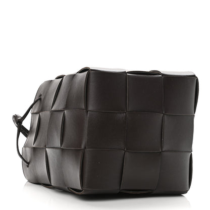 Bottega Veneta Nappa Maxi Intrecciato Cassette Bucket Bag Ebano 4 of 9