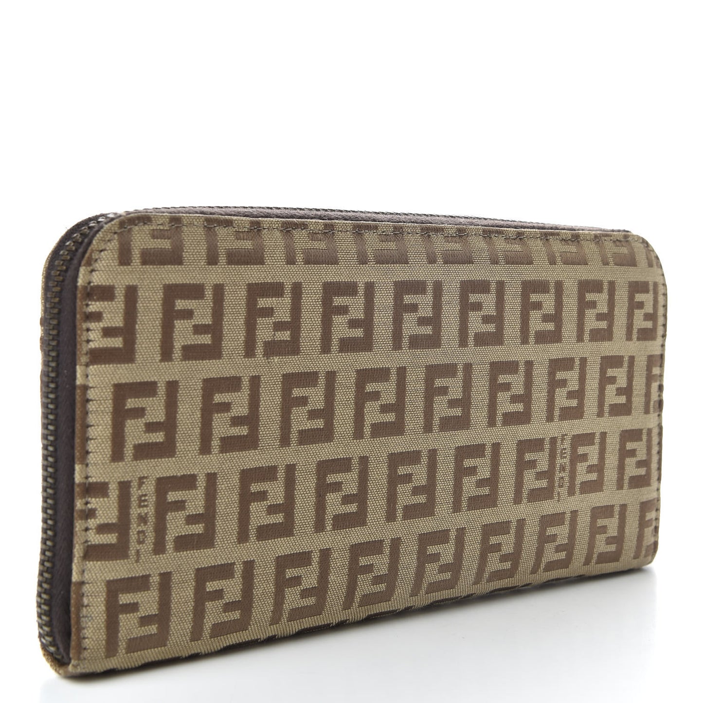 Zucchino Zip Around Wallet Dark Brown