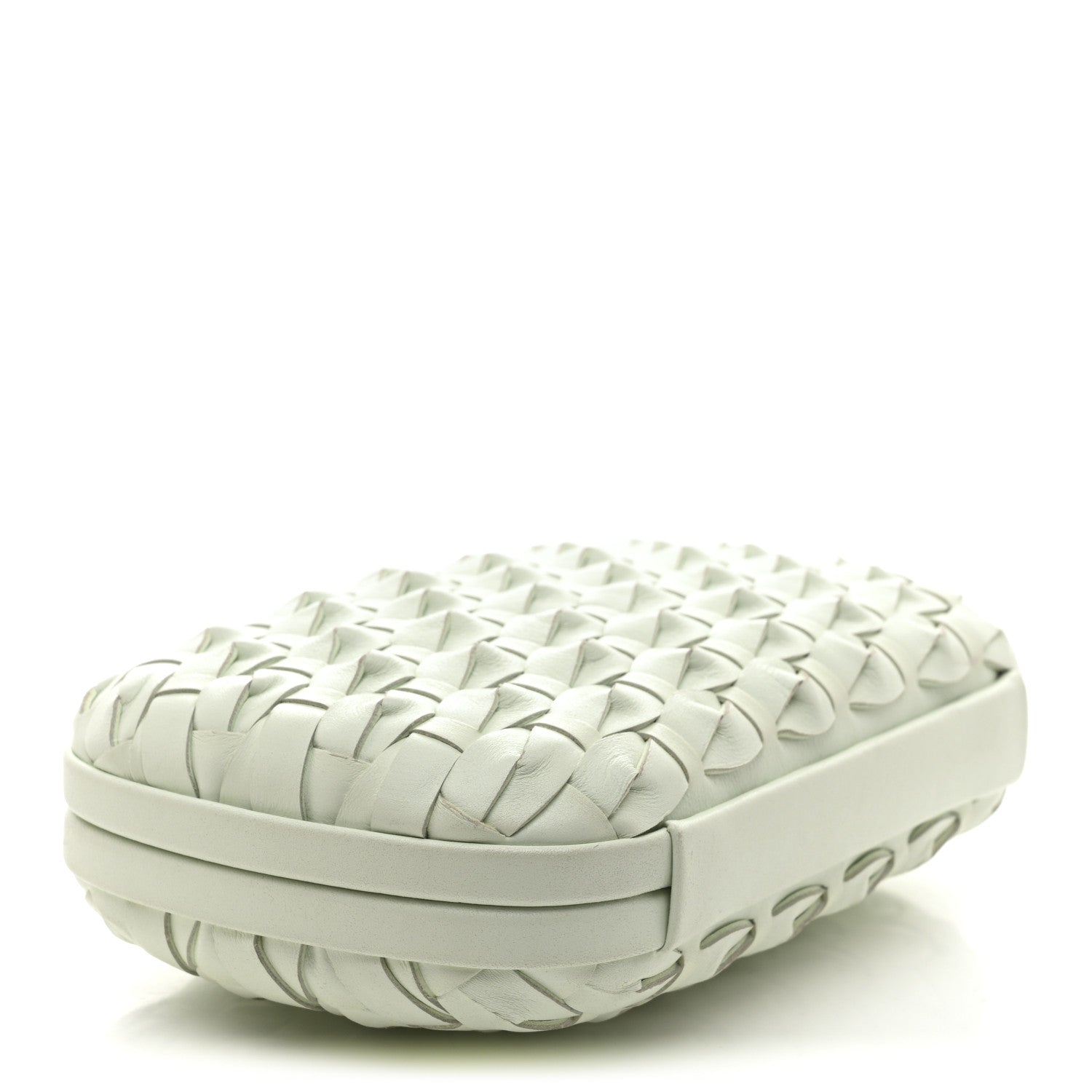 Bottega Veneta Intrecciato Minaudiere Knot Clutch Glacier 4 of 6