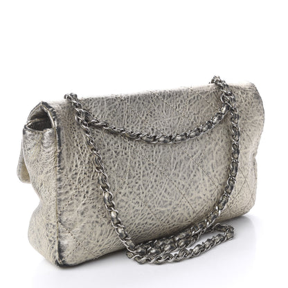 Chanel Distressed Metallic Lambskin Quilted Le Marais Ligne Flap Gold 3 of 16