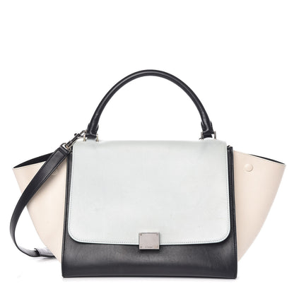 Celine Smooth Calfskin Medium Tri-Color Trapeze 1 of 17