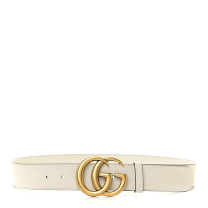 Gucci Calfskin Double G 40mm Belt 95 38 Mystic White 6 of 6