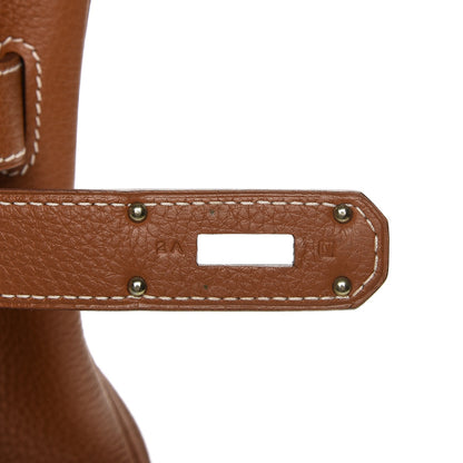 Hermes Togo JPG Shoulder Birkin II 42 Gold 10 of 35