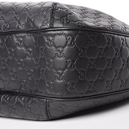 Gucci Guccissima Large New Ladies Web Hobo Black 11 of 12