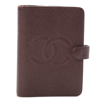 Chanel Caviar CC Small Ring Agenda Planner Brown 1 of 6
