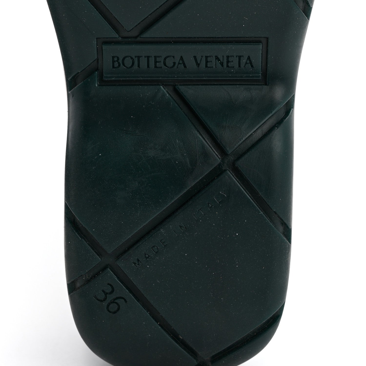 Bottega Veneta Rubber Puddle Knee Boots 36 Mallard 7 of 9