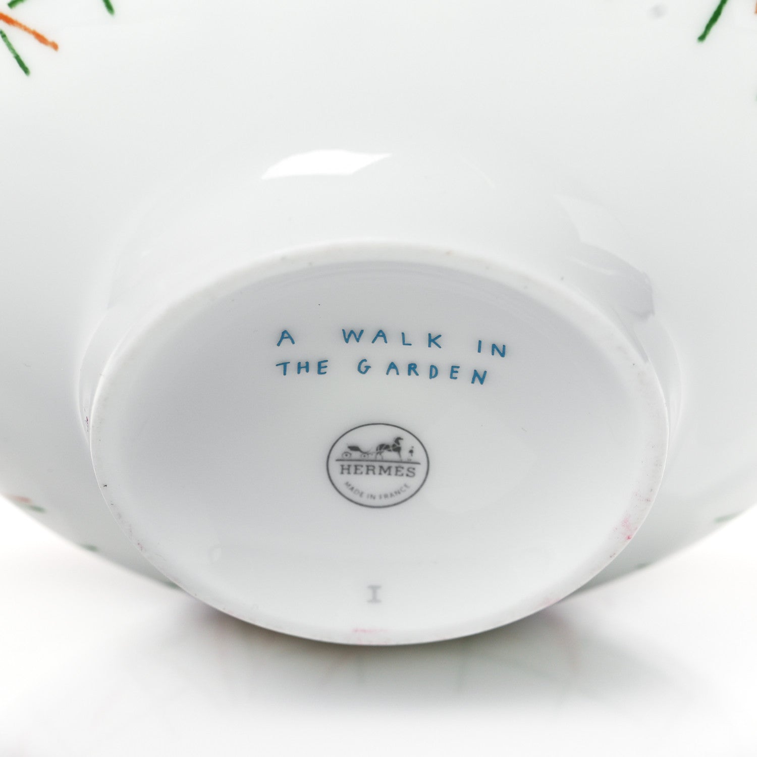 Hermes Porcelain A Walk In The Garden Bowl 3 of 3
