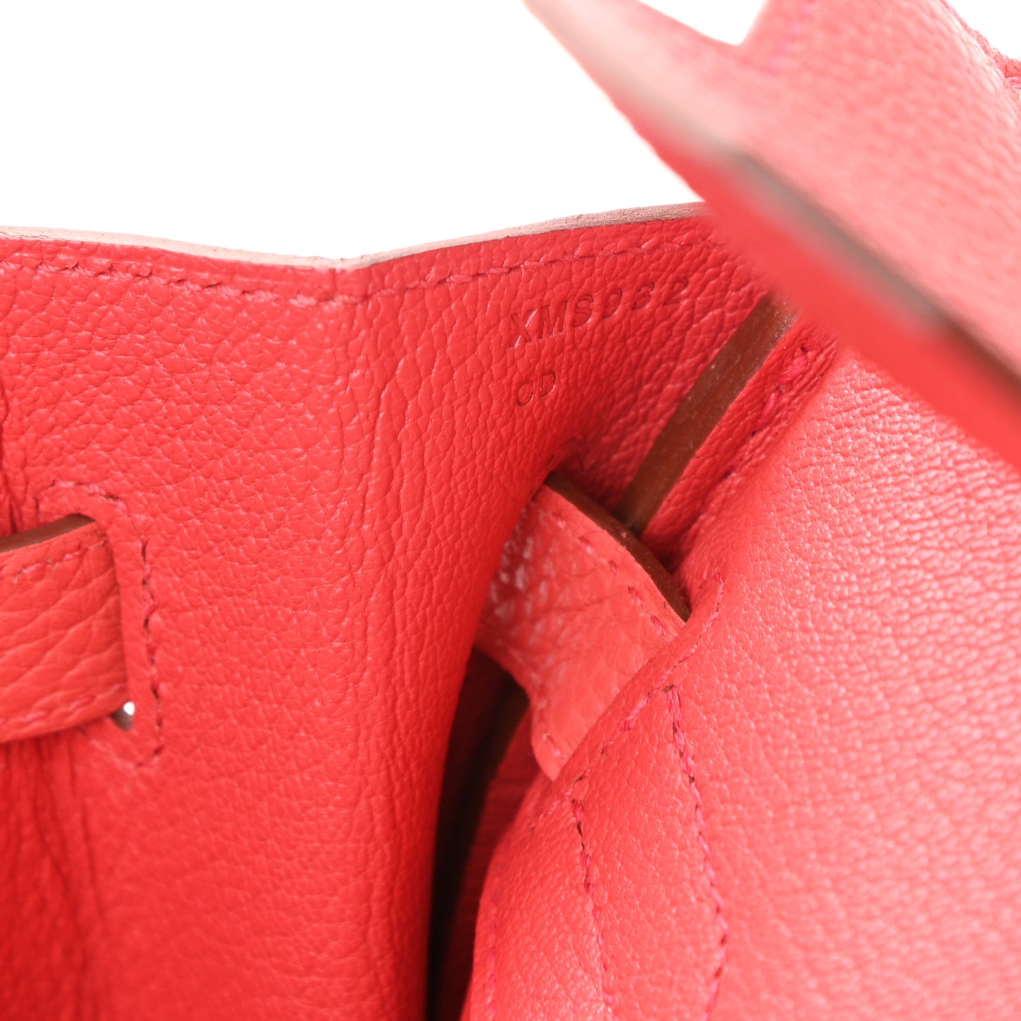 Togo Birkin 30 Rouge Pivoine