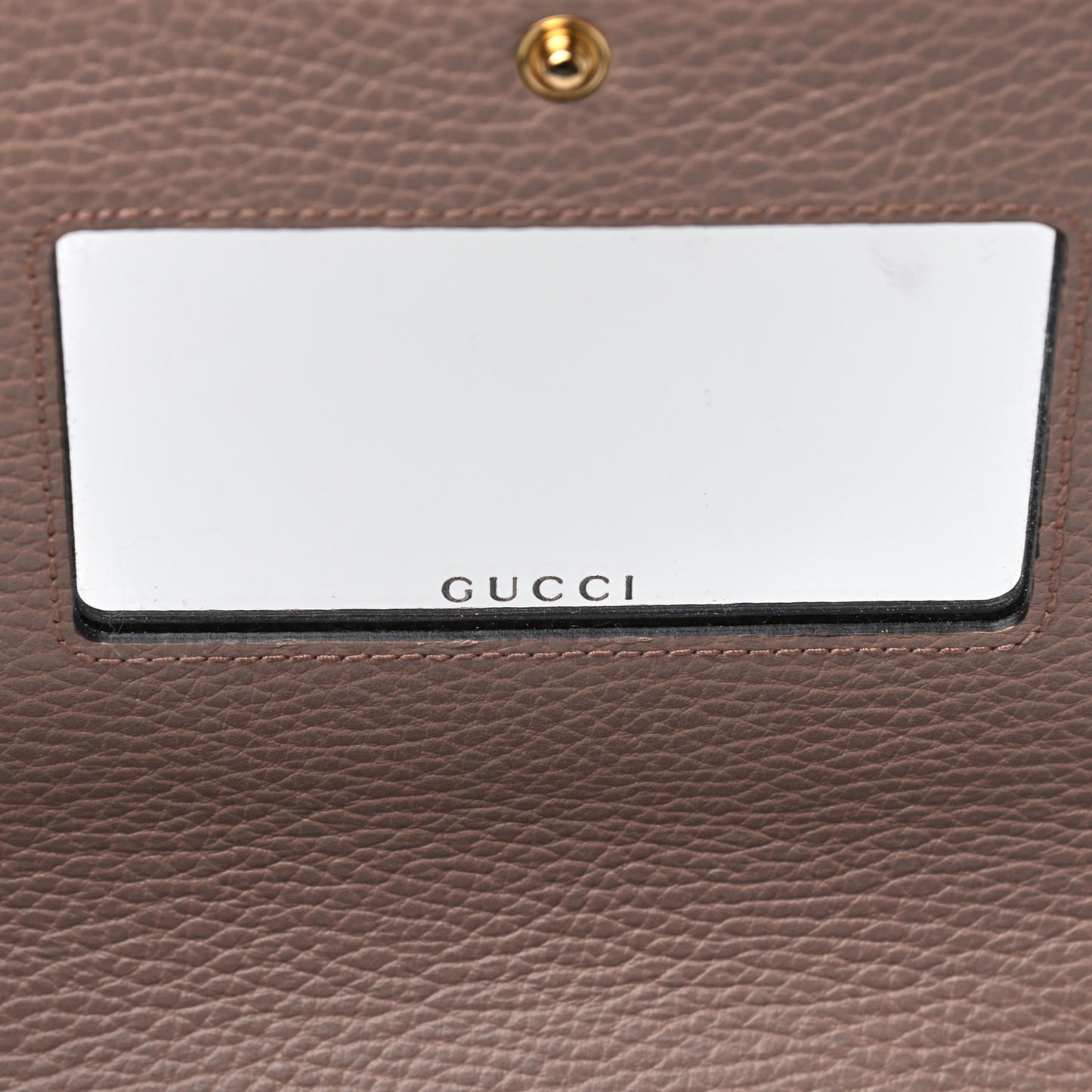 Calfskin Mini GG Marmont Chain Wallet Porcelain Rose