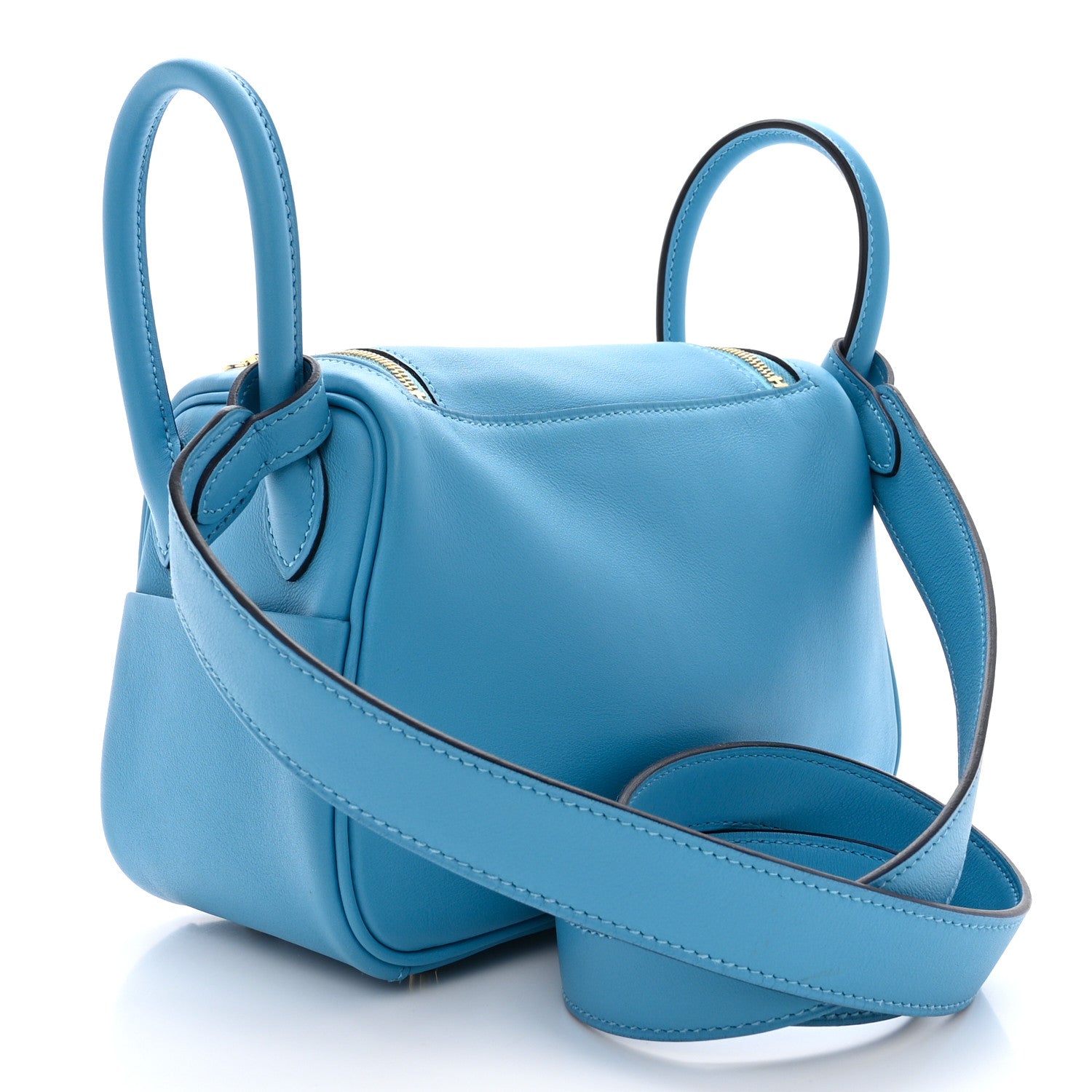 Hermes Swift Mini Lindy 20 Bleu Du Nord 3 of 11