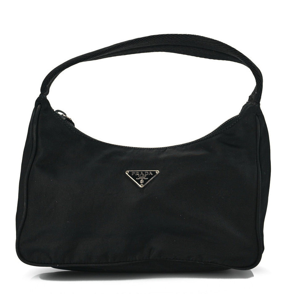 Tessuto Nylon Sport Mini Shoulder Bag Black