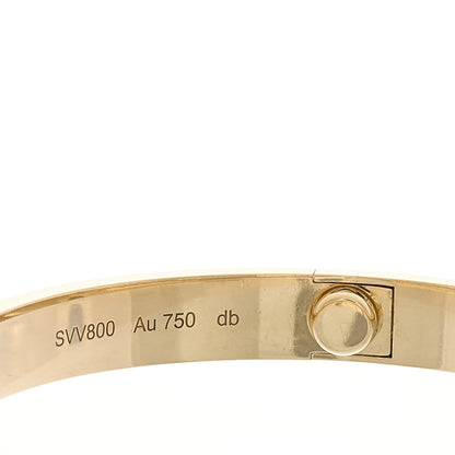 Cartier 18K Yellow Gold LOVE Bracelet 17 14 of 19