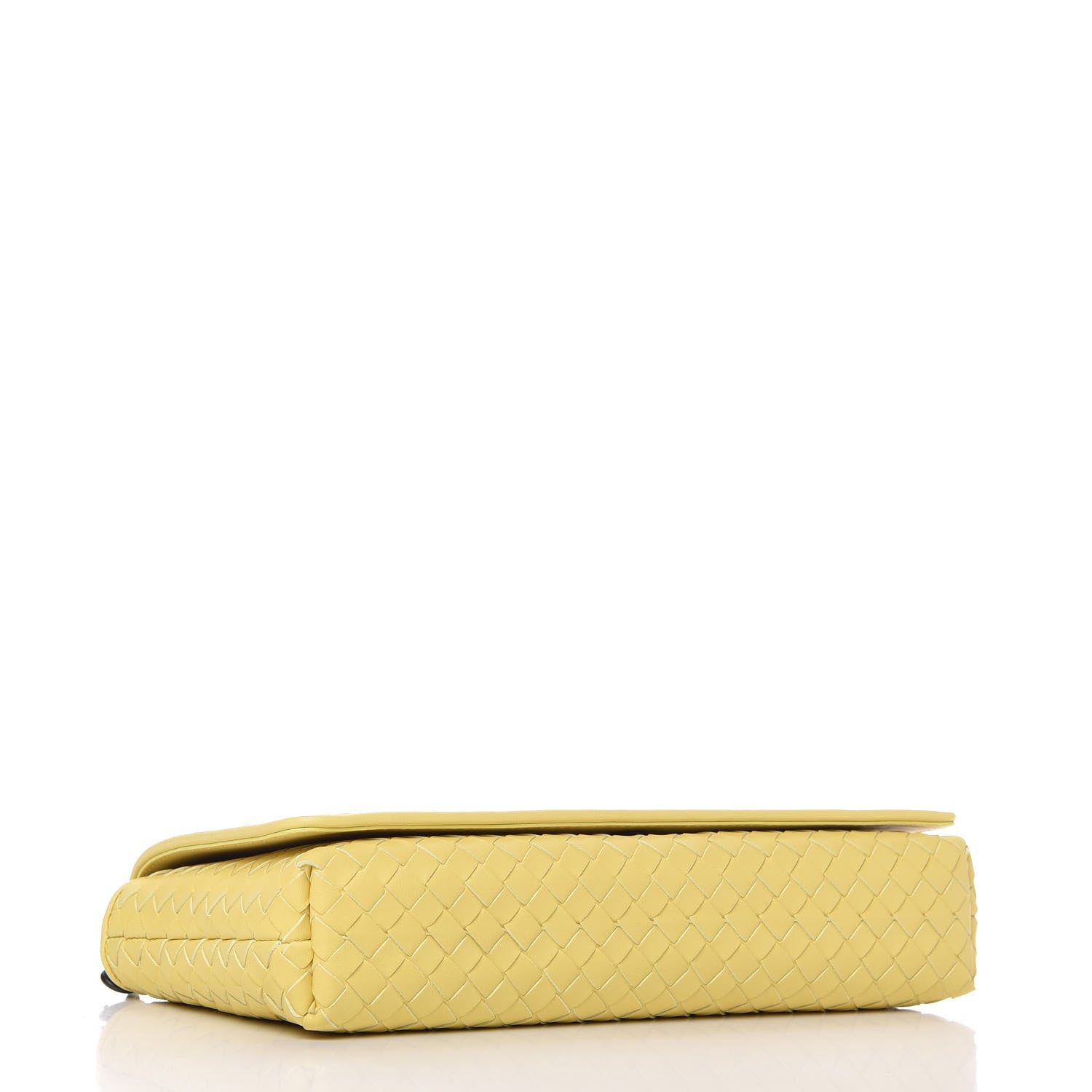 Bottega Veneta Nappa Intrecciato Dahlia Clutch Crossbody Moutarde 4 of 11
