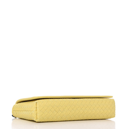 Bottega Veneta Nappa Intrecciato Dahlia Clutch Crossbody Moutarde 4 of 11