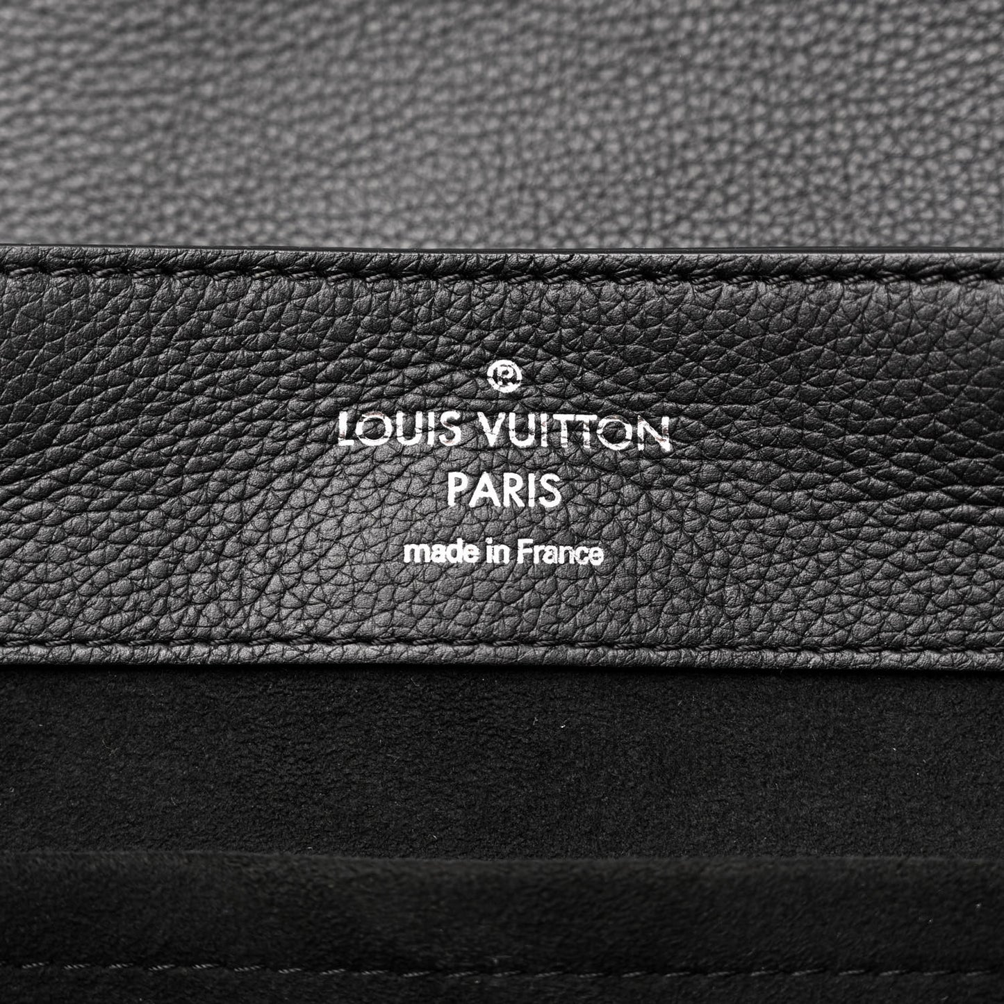 Calfskin Lockme Backpack Black