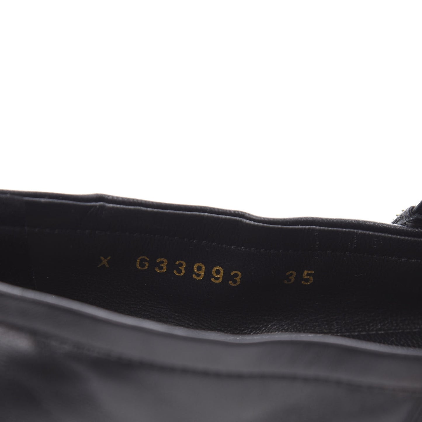 Lambskin Grosgrain Pearl Cap Toe Ballerina Flats 35 Black