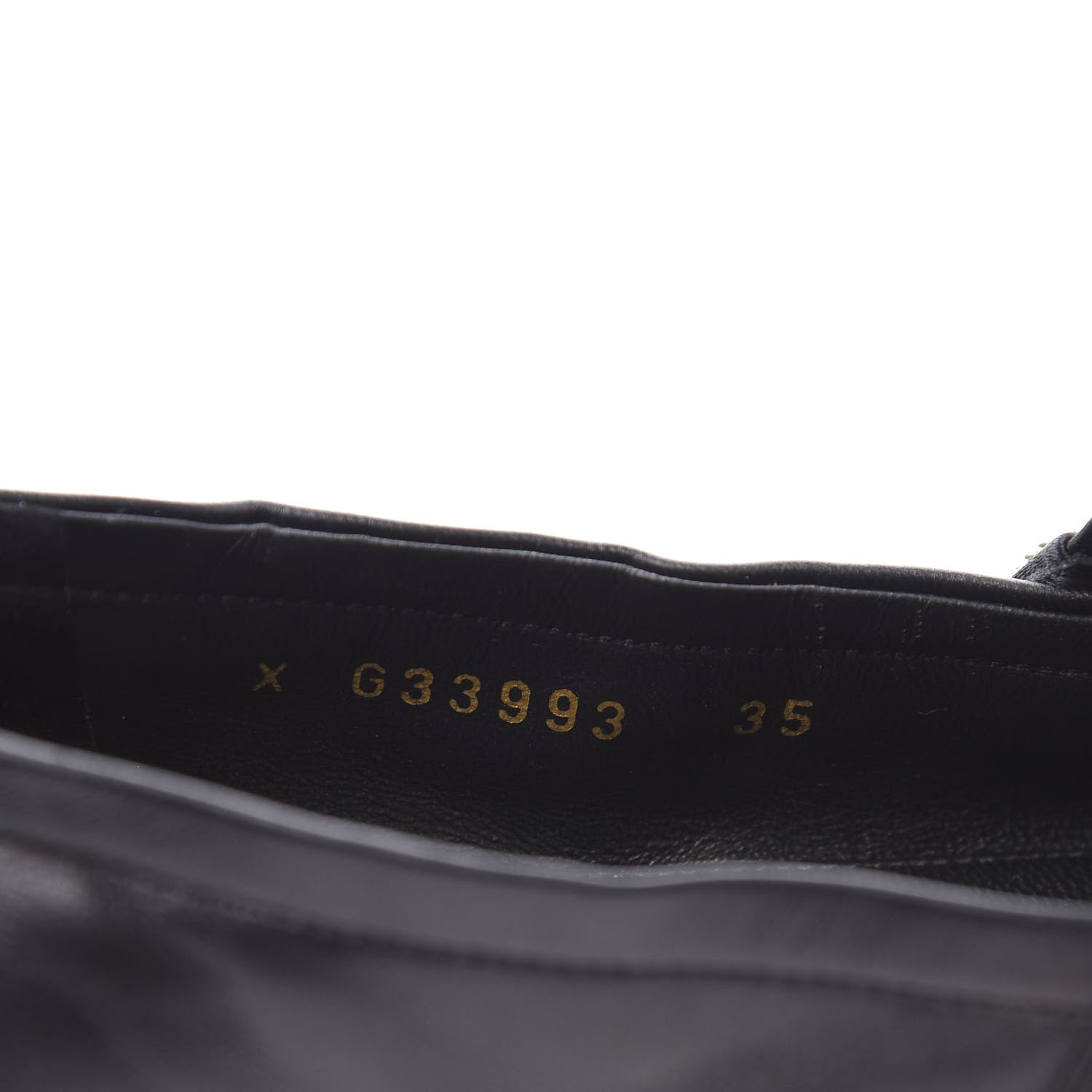 Chanel Lambskin Grosgrain Pearl Cap Toe Ballerina Flats 35 Black 10 of 11
