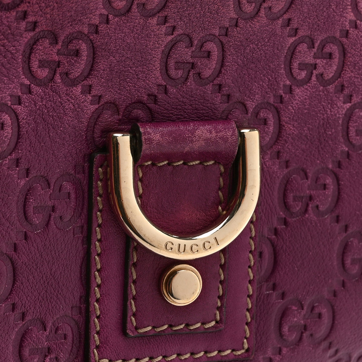 Guccissima Abbey Messenger Bag Purple