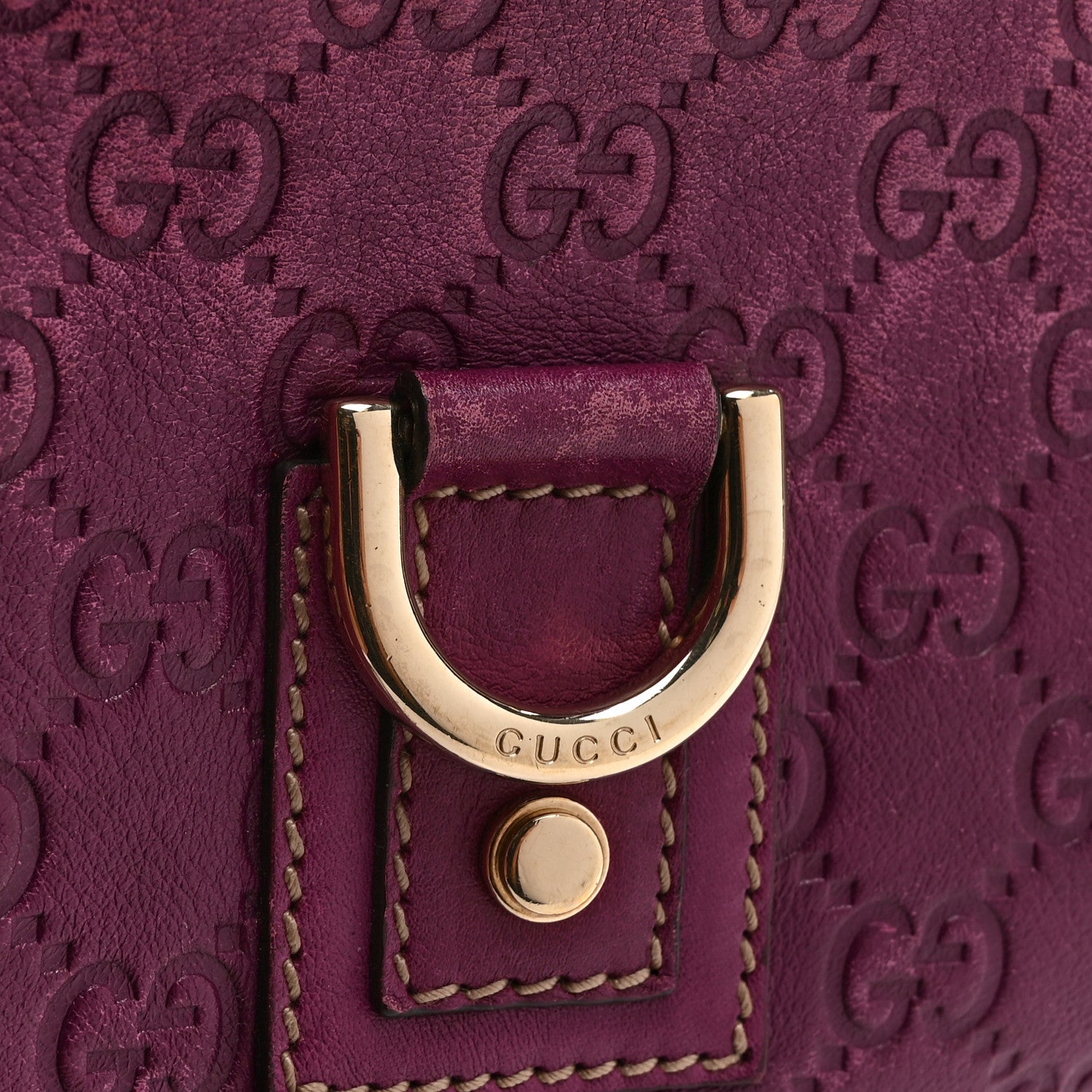 Gucci Guccissima Abbey Messenger Bag Purple 17 of 17