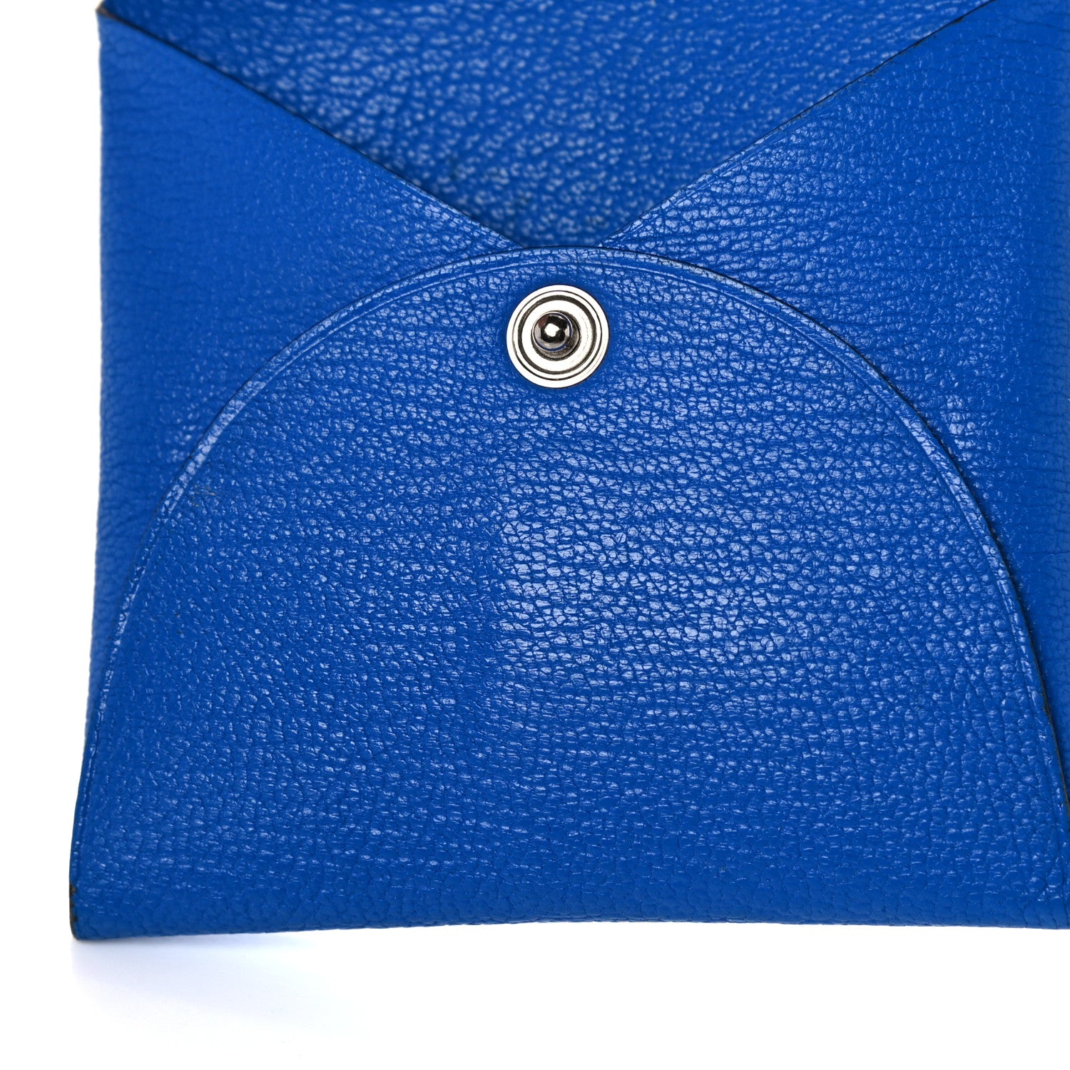 Hermes Chevre Mysore Bastia Coin Purse Bleu Electrique 9 of 12