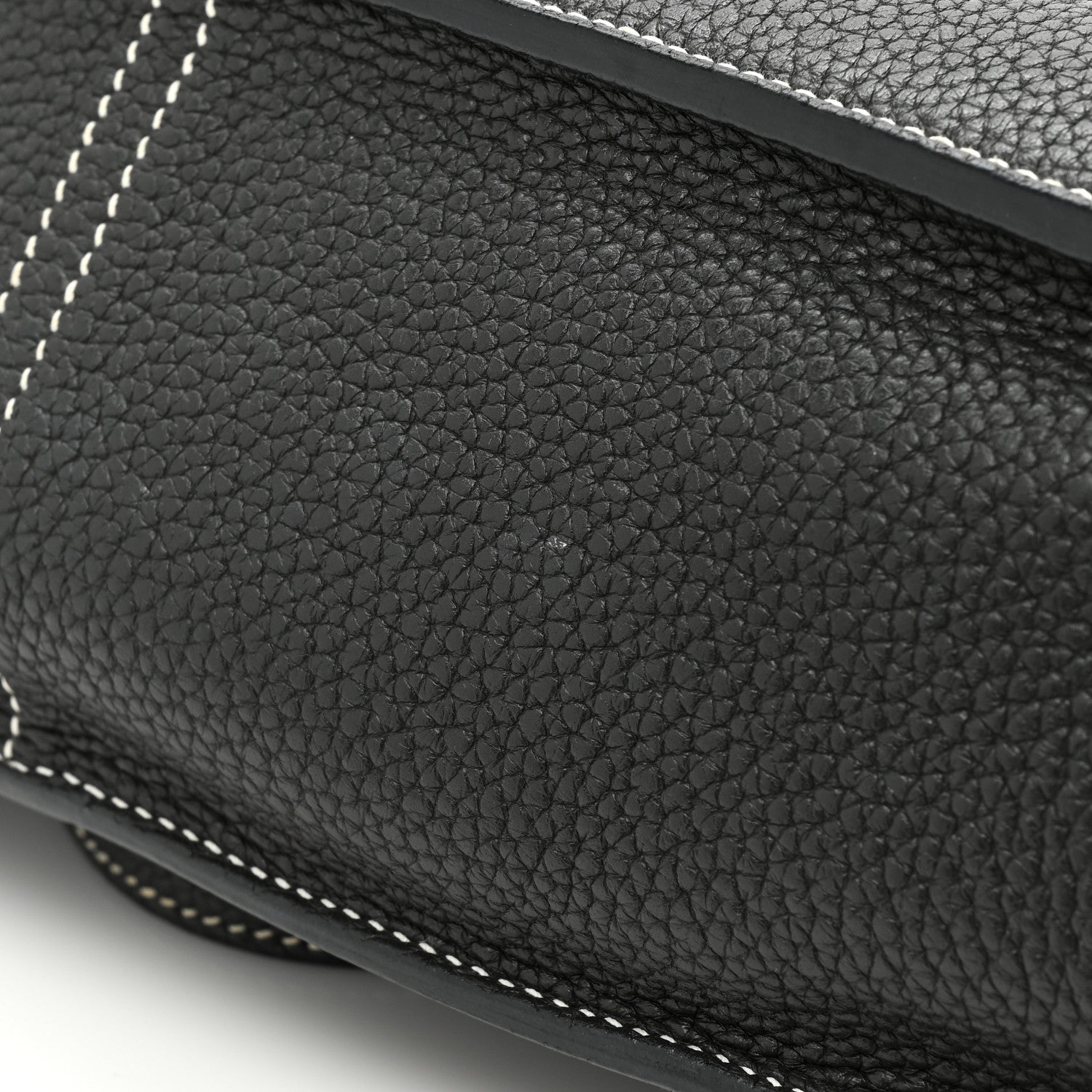 Hermes Taurillon Clemence Halzan 31 GM Black 13 of 13