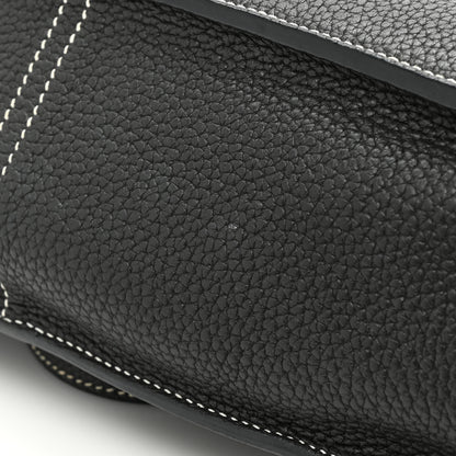 Hermes Taurillon Clemence Halzan 31 GM Black 13 of 13