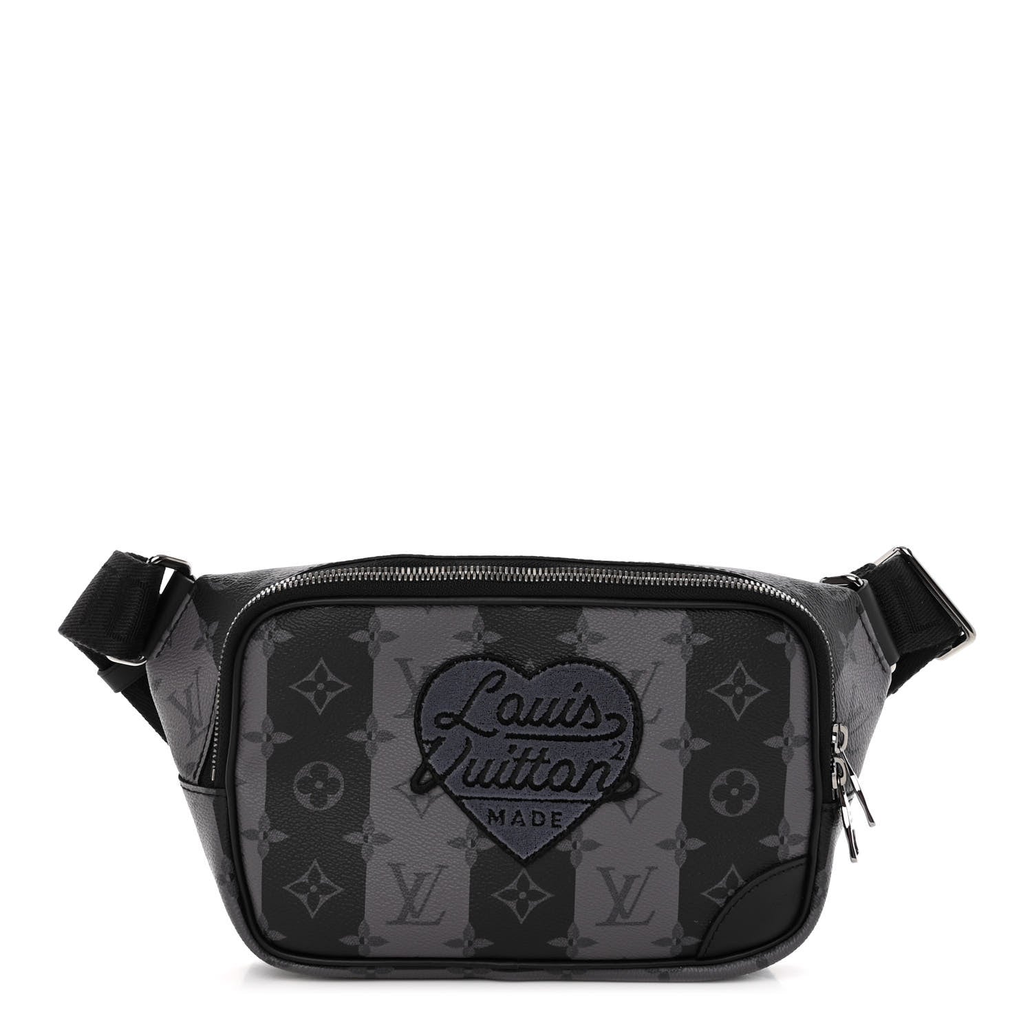 Louis Vuitton X NIGO Monogram Eclipse Stripes LV Heart Modular Sling Bag 1 of 8