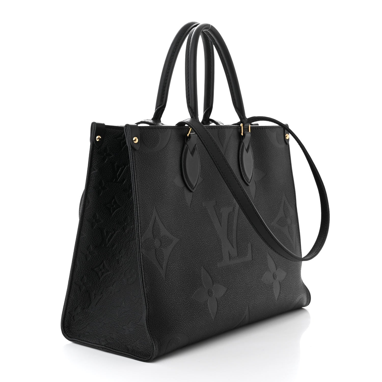 Louis Vuitton Empreinte Monogram Giant Onthego MM Black 3 of 10