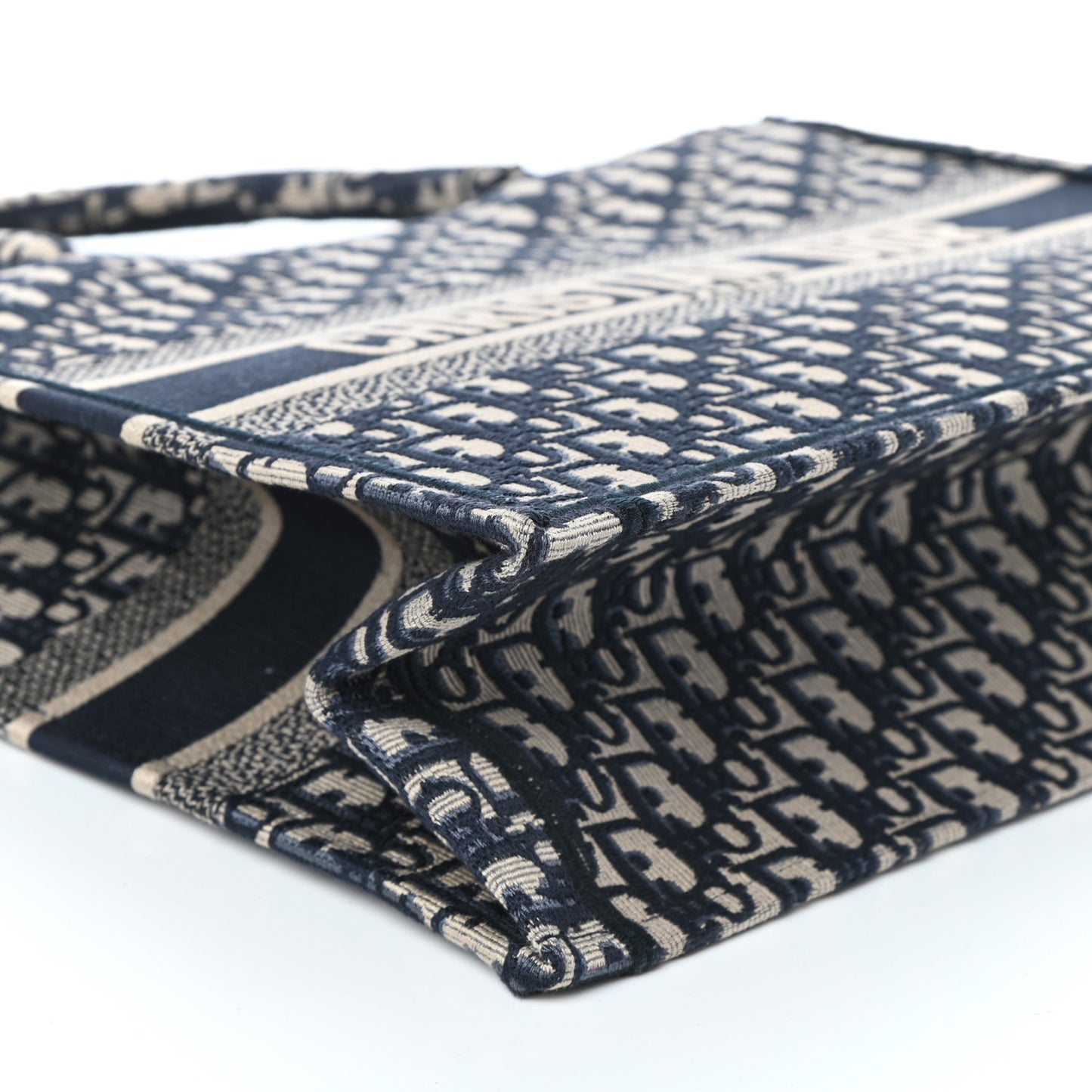 Oblique Medium Book Tote Blue Multicolor
