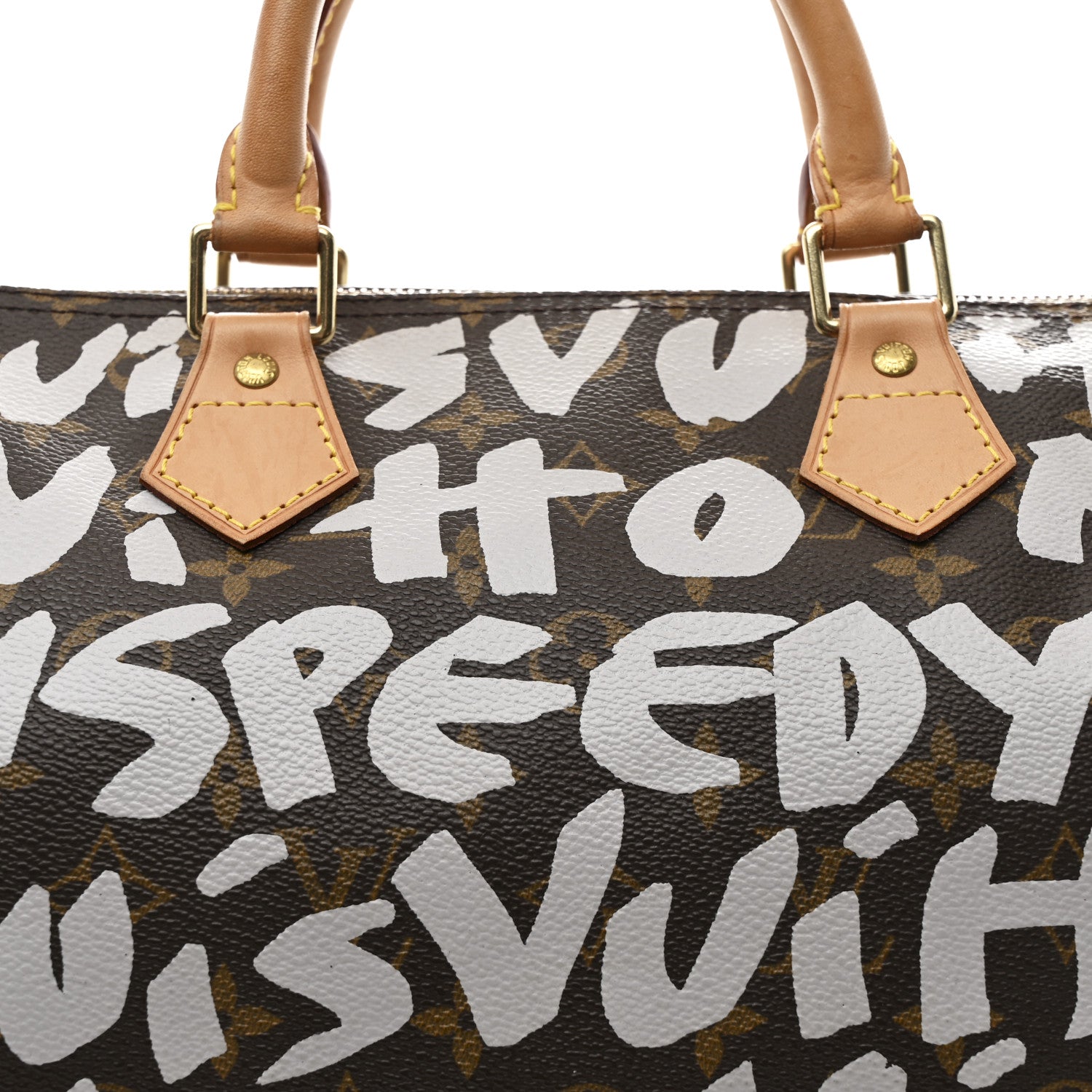 Louis Vuitton Monogram Graffiti Speedy 30 Silver 8 of 10