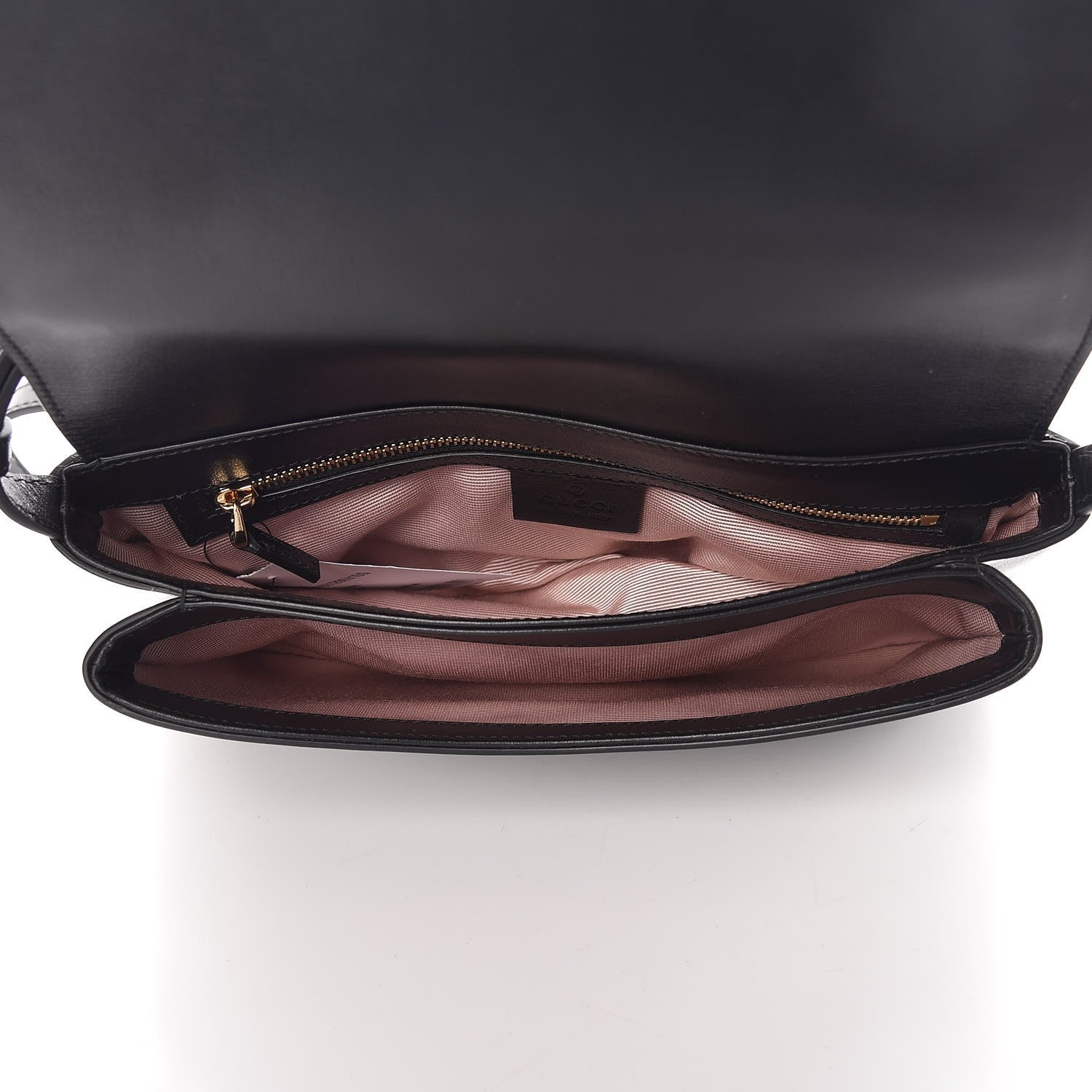 Gucci Vitello Palmellato Lux Small Arli Flap Shoulder Bag Black 5 of 7
