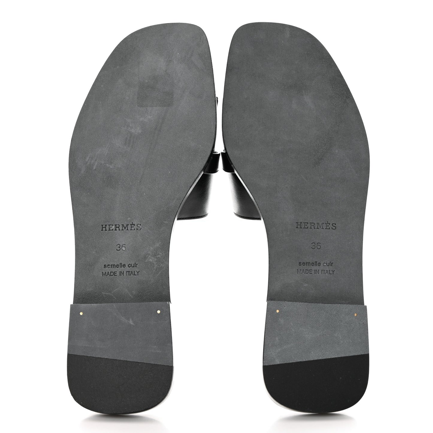 Calfskin Giulia Sandals 36 Black