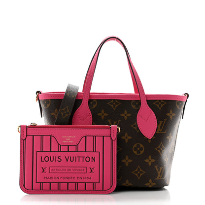 Louis Vuitton Monogram Neverfull Inside Out Bandouliere BB Rose Pondichery 3 of 10
