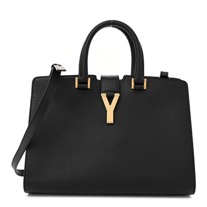 Saint Laurent Textured Calfskin Small Classic Y Cabas Black 1 of 14