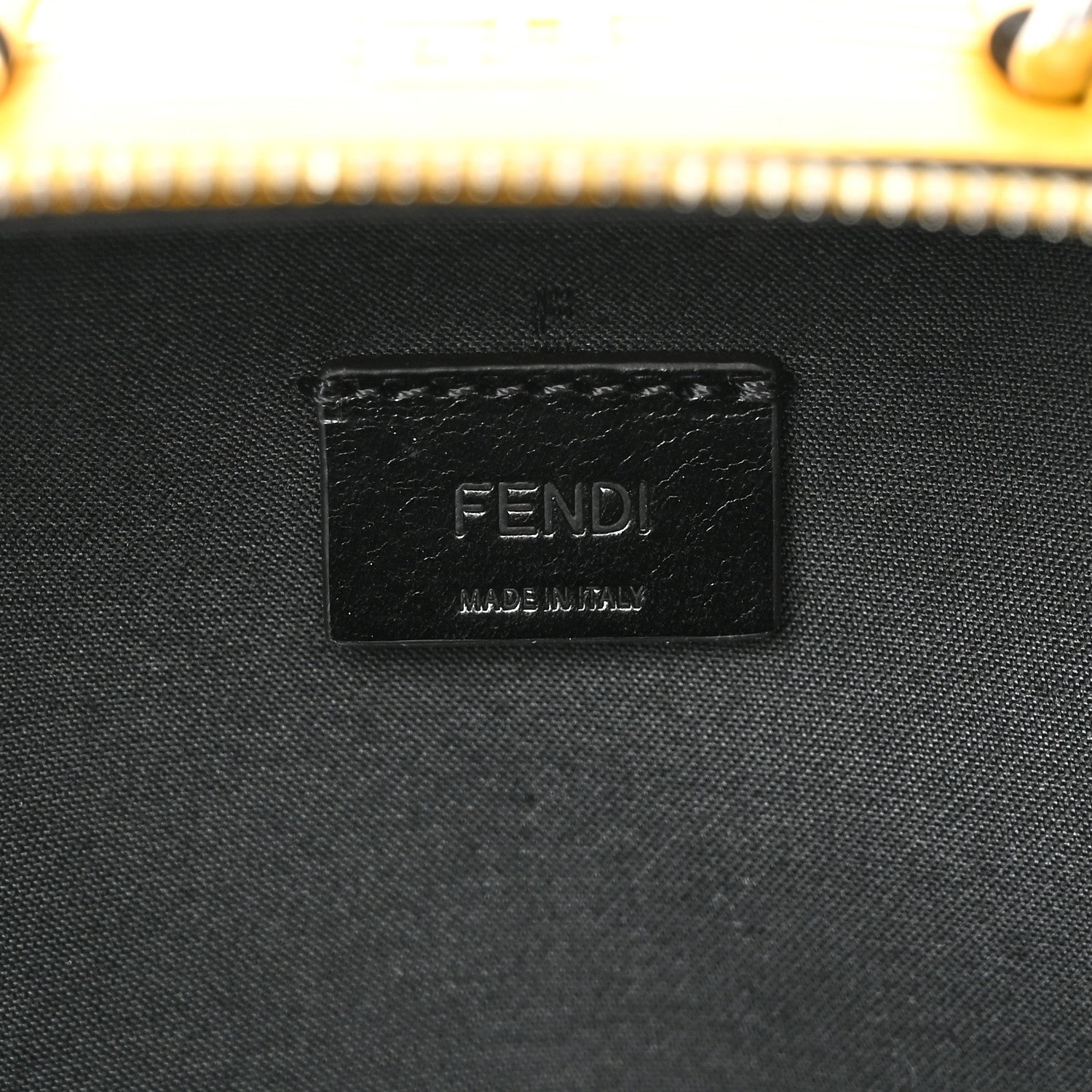 Fendi Vitello Astro Rubber Effect Mini Trolley Bag Sunflower 6 of 10