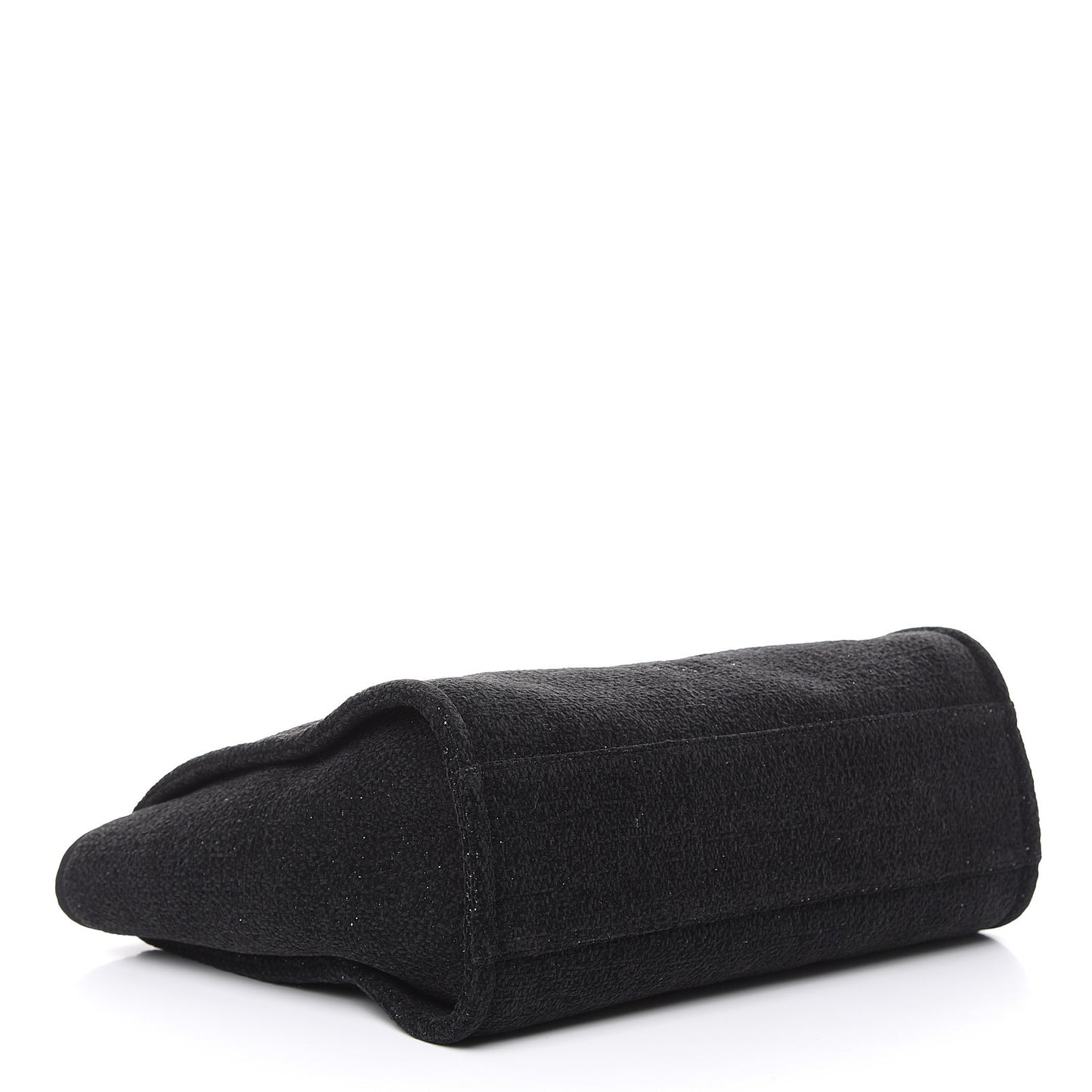 Lurex Boucle Small Deauville Tote Black