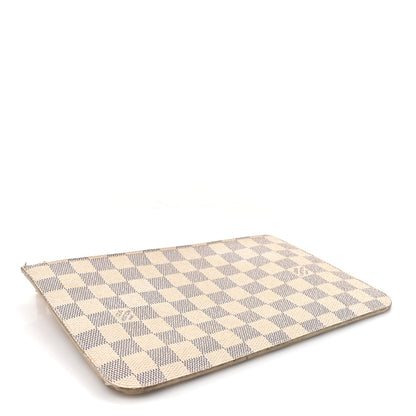 Louis Vuitton Damier Azur Neverfull MM GM Pochette Rose Ballerine 8 of 22