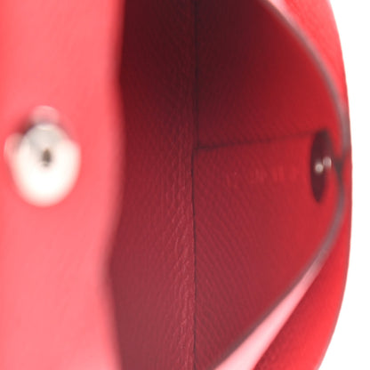 Hermes Epsom Bastia Coin Purse Rouge De Coeur 6 of 7