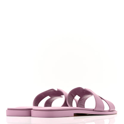 Hermes Calfskin Oran Sandals 40 Bruyère 5 of 9