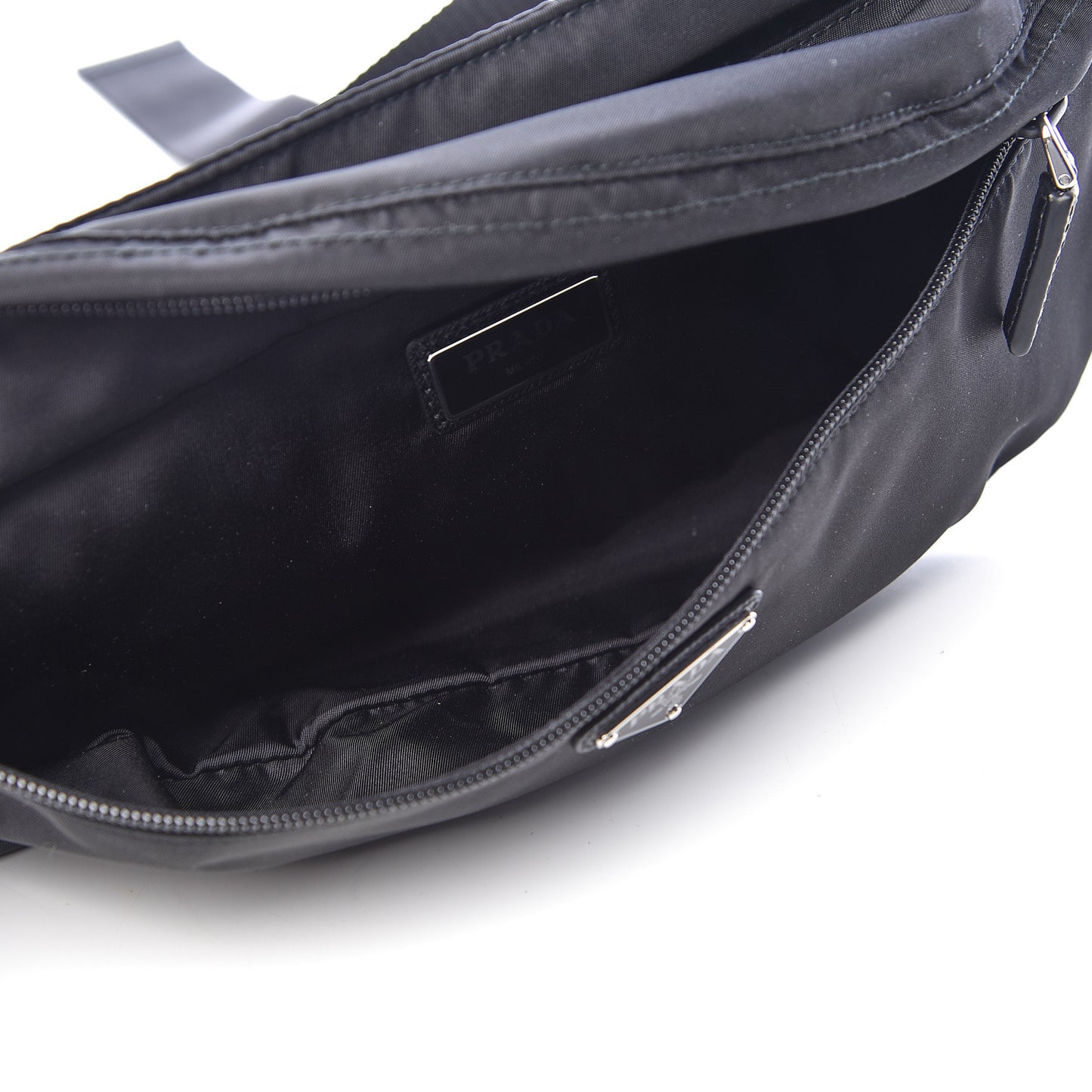 Tessuto Nylon Montagna Belt Bag Black