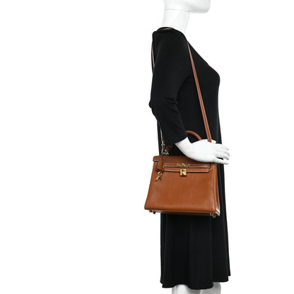 Hermes Barenia Faubourg Kelly Retourne 25 Fauve 2 of 13