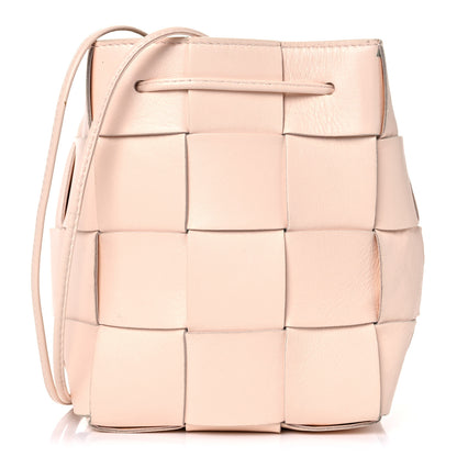 Bottega Veneta Nappa Maxi Intrecciato Cassette Bucket Bag Melon Washed 1 of 15