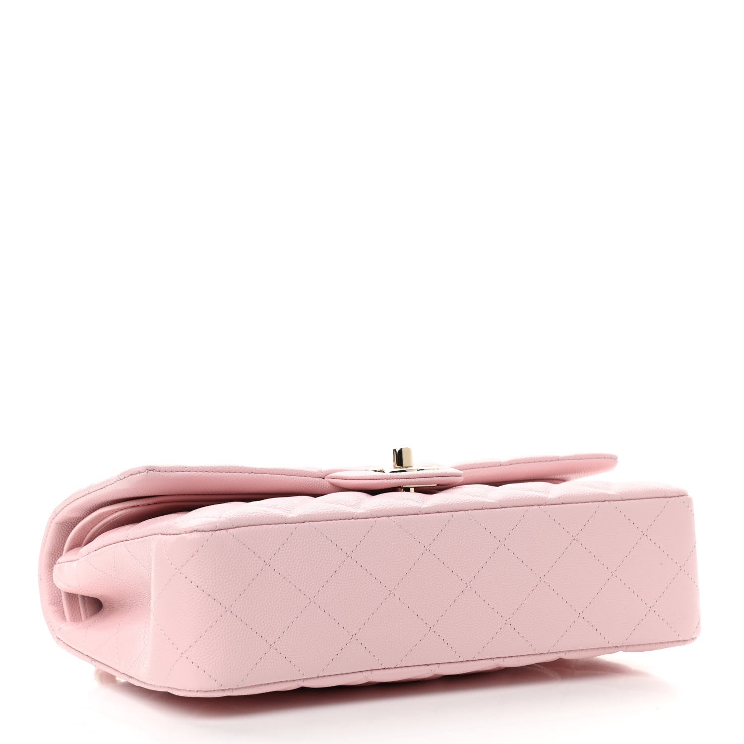 Chanel Caviar Quilted Medium Double Flap Light Pink 4 of 10
