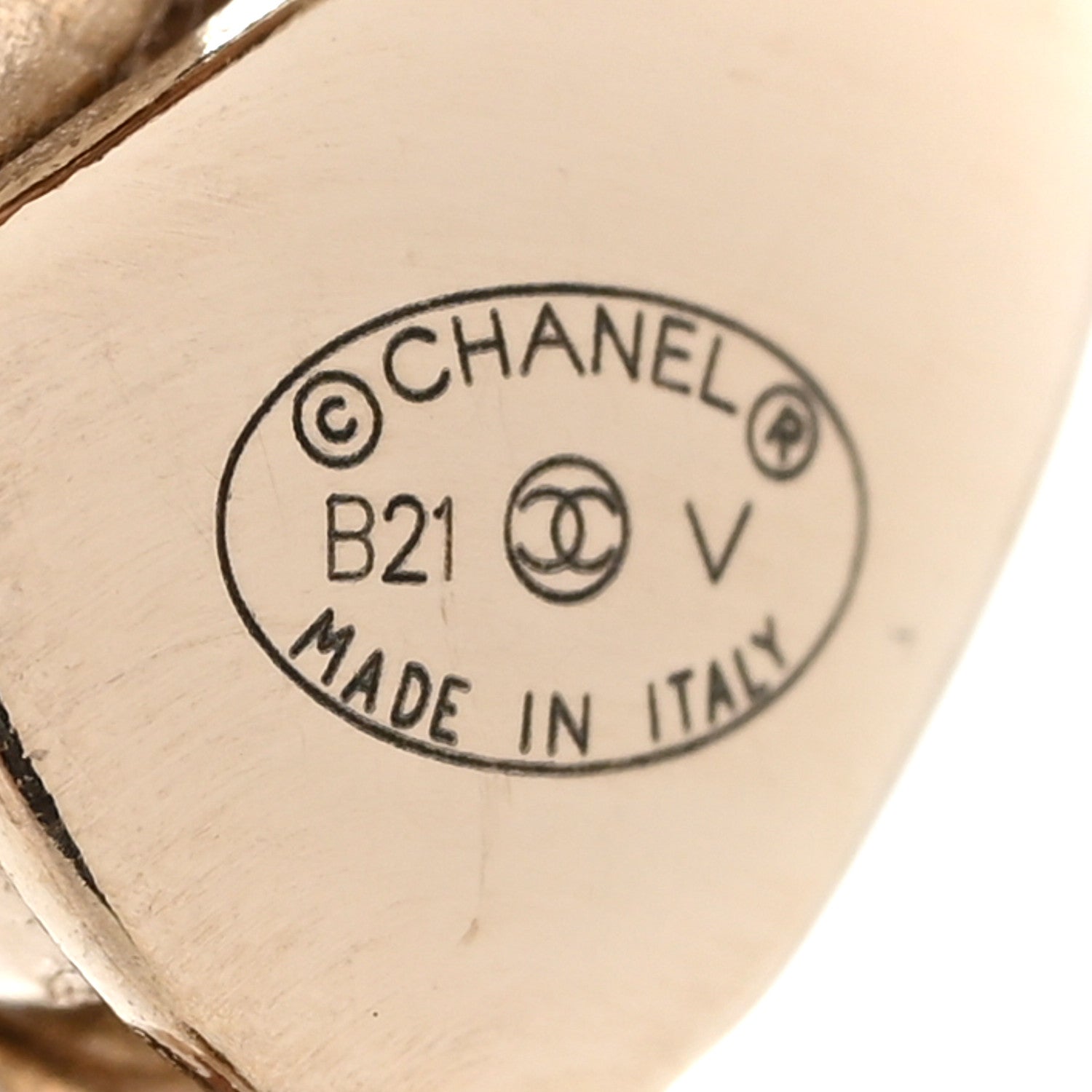 Chanel Crystal CC Chain Link Choker Necklace Gold 6 of 7