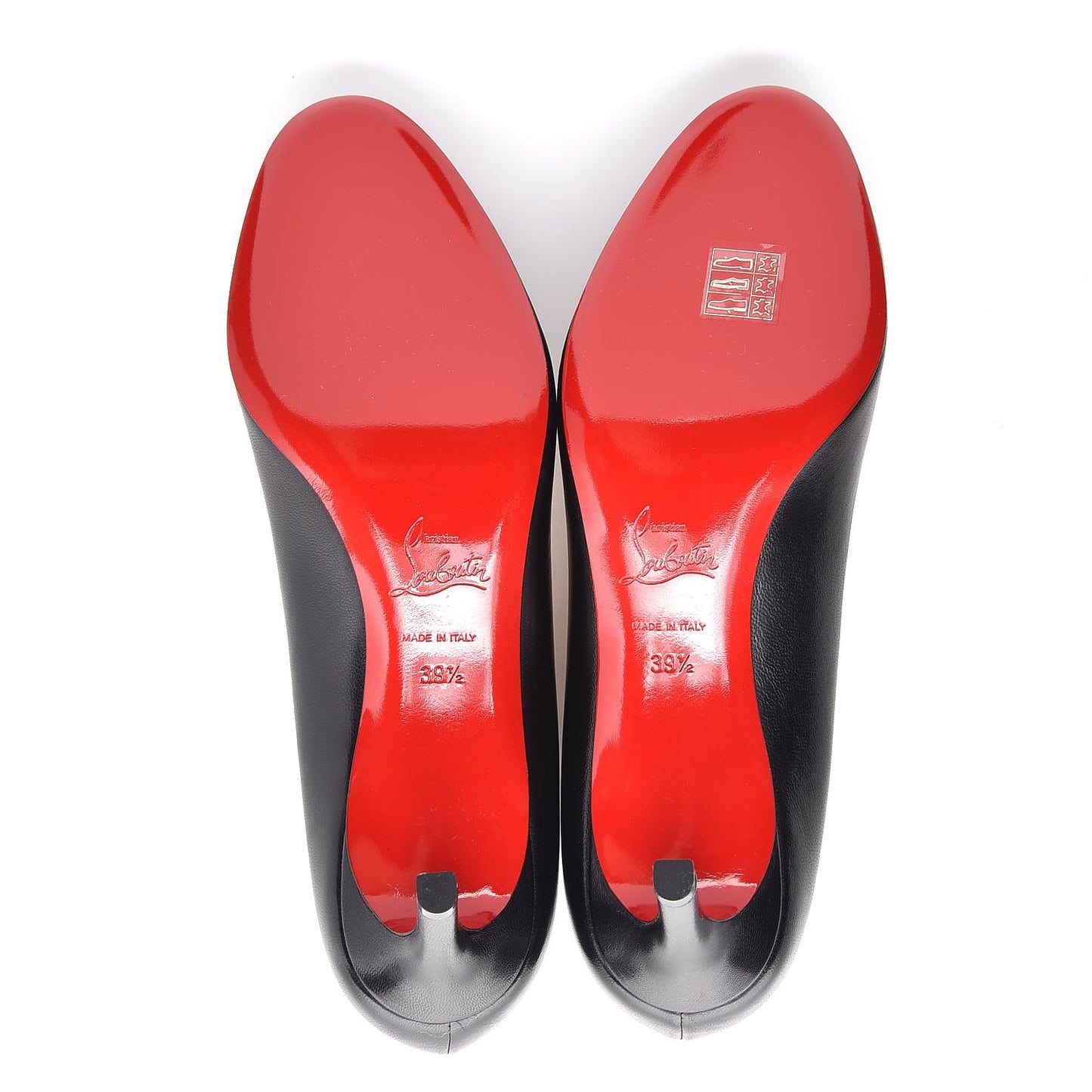Shiny Nappa Simple 70 Pumps 39.5 Black